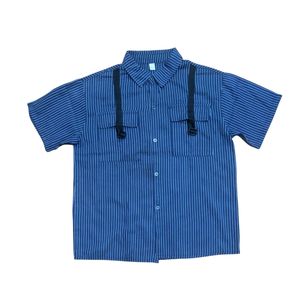 Japanese brand Vintage T-shirt Pria white blue