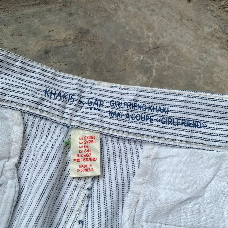 GAP Minimalist Casual Short Pria white blue, foto 5