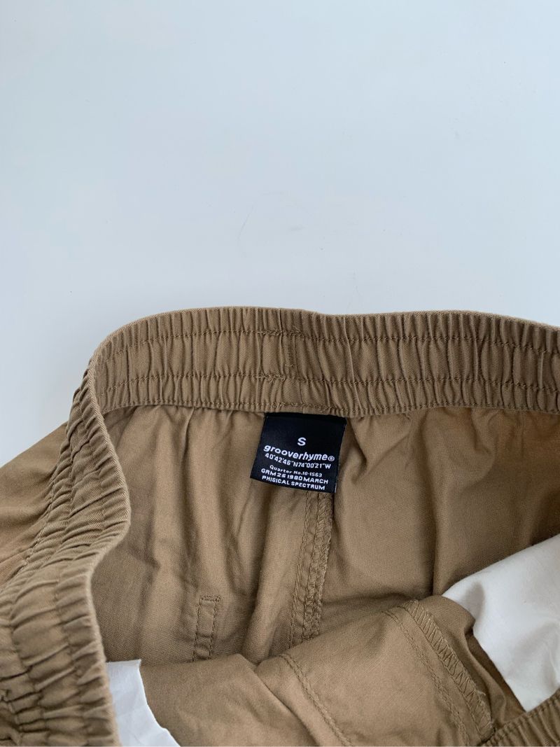 Grooverhyme Casual Short Pria tan, foto 3