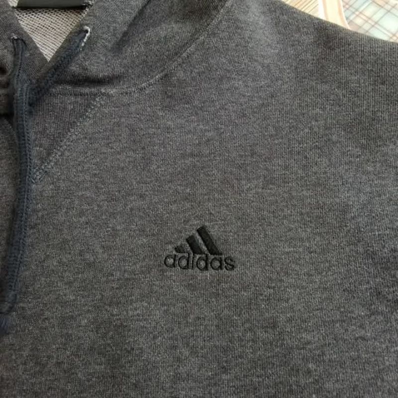 Adidas Casual Hoody Pria gray, foto 4