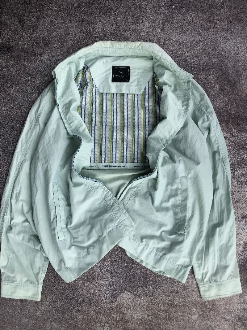Balmain Luxury Harrington jacket Pria blue, foto 4