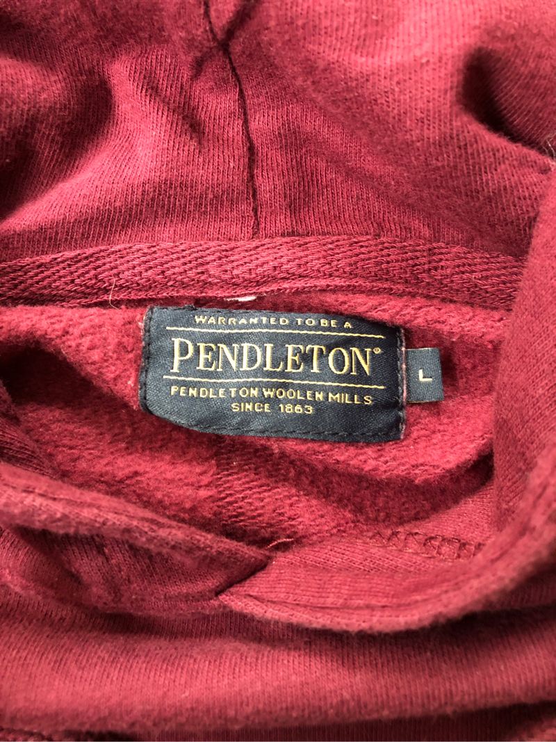Pendleton Luxury Minimalist Hoody Pria red, foto 4