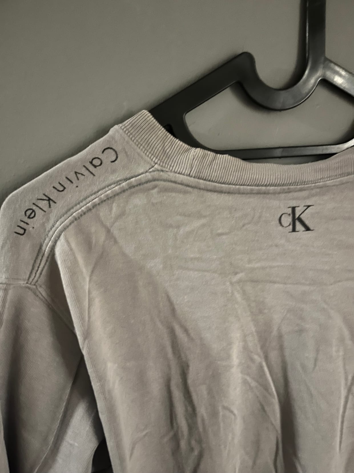 Calvin Klein Casual Sweatshirt Pria silver, foto 4