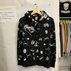 Uniqlo Casual Hoody Pria black