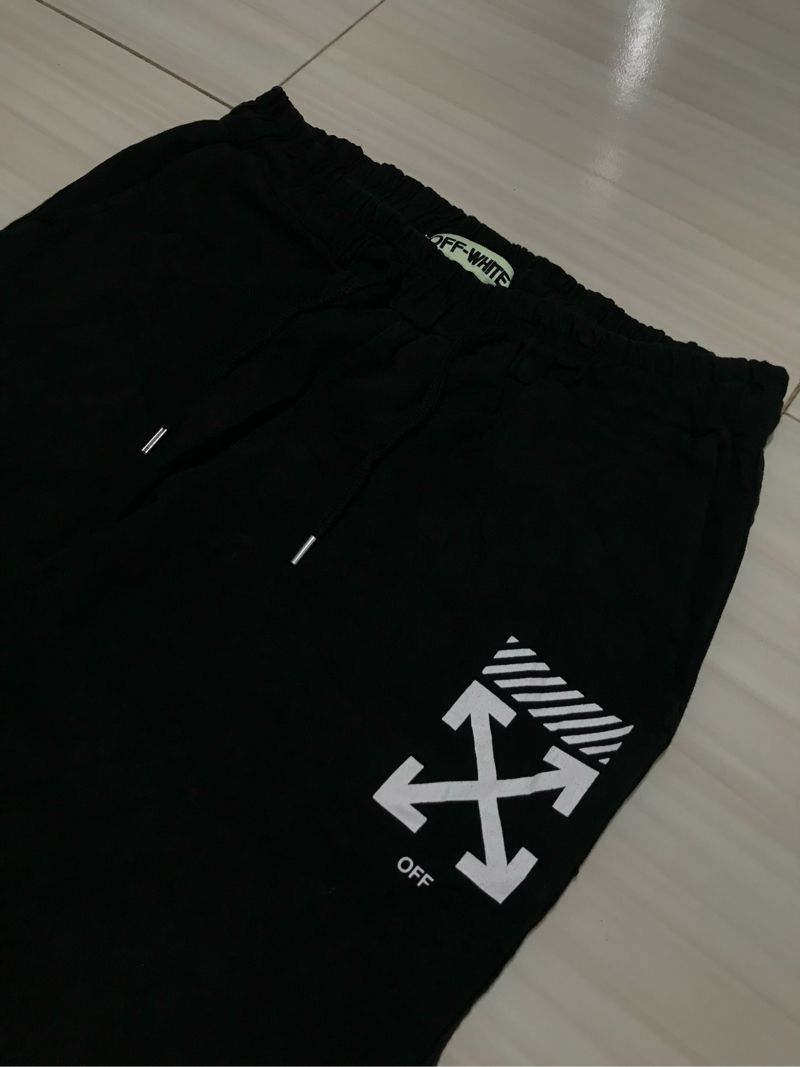 Off-White Luxury Sweatpants & Joggers Pria black, foto 3