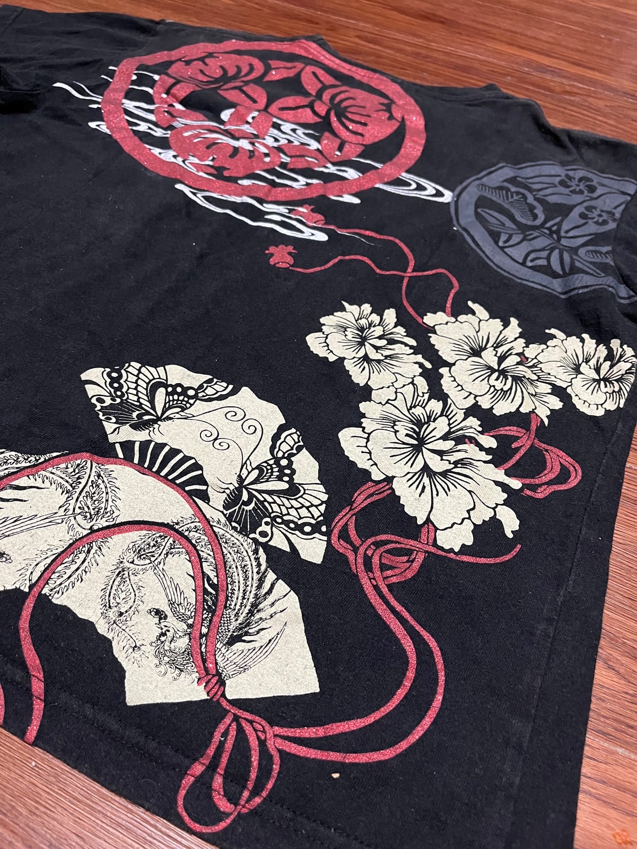 Y2K T-shirt Pria black, foto 6