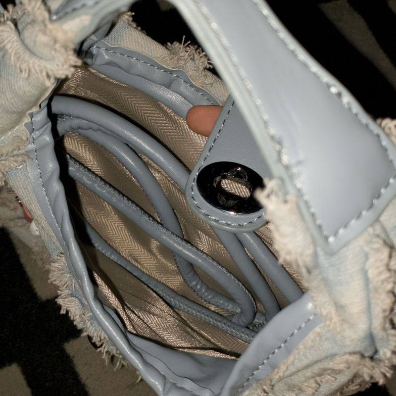 Y2K Handbag Wanita navy, foto 4
