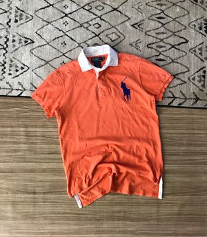 Polo Ralph Lauren Luxury Casual Polo shirt Pria orange