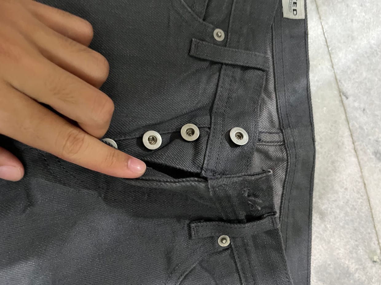 Grunge Jeans Pria gray, foto 2