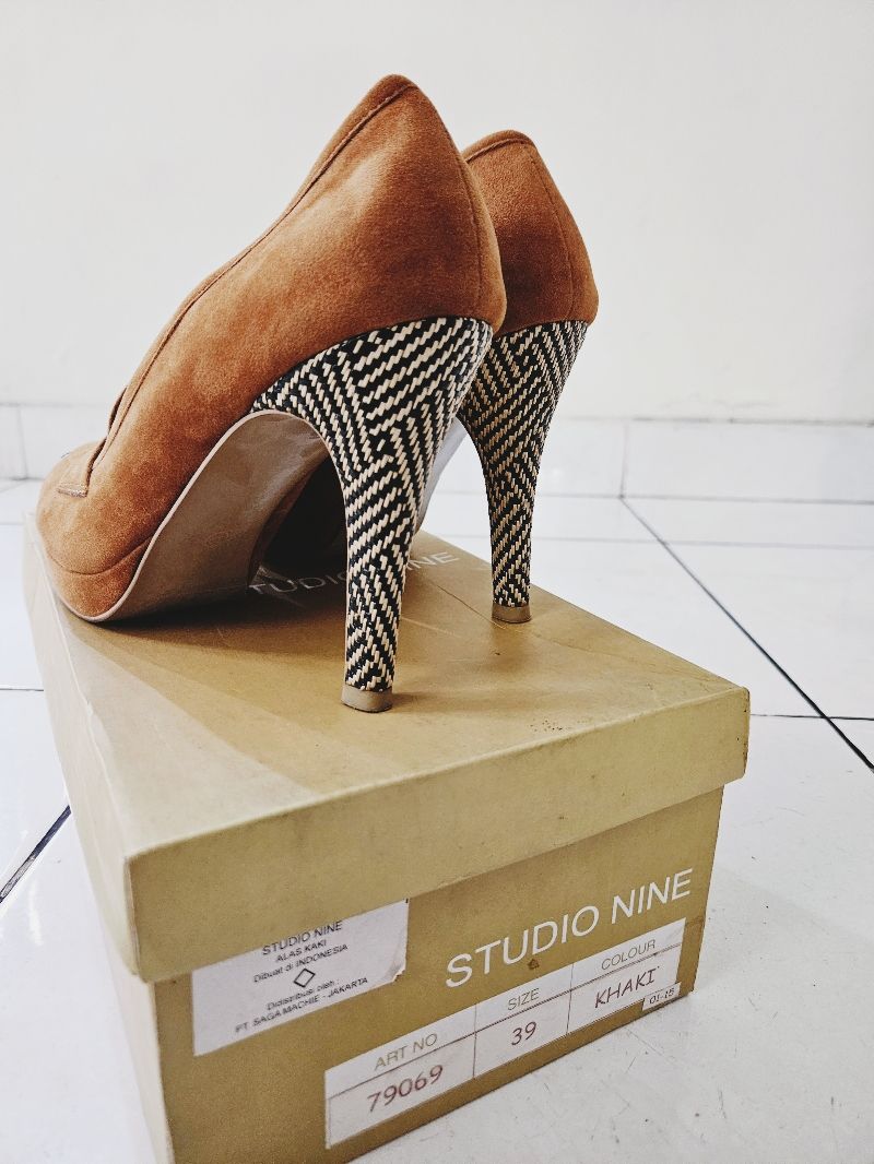 Vintage Heels Wanita brown, foto 4