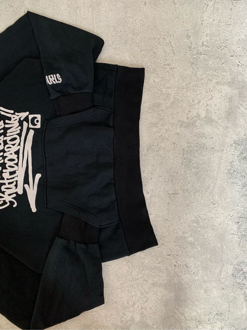 Y2K Hoody Pria black, foto 4
