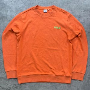 Fila Streetwear Sportswear Sweatshirt Pria orange