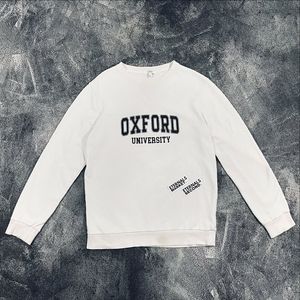 Streetwear Sportswear Sweater Pria white black