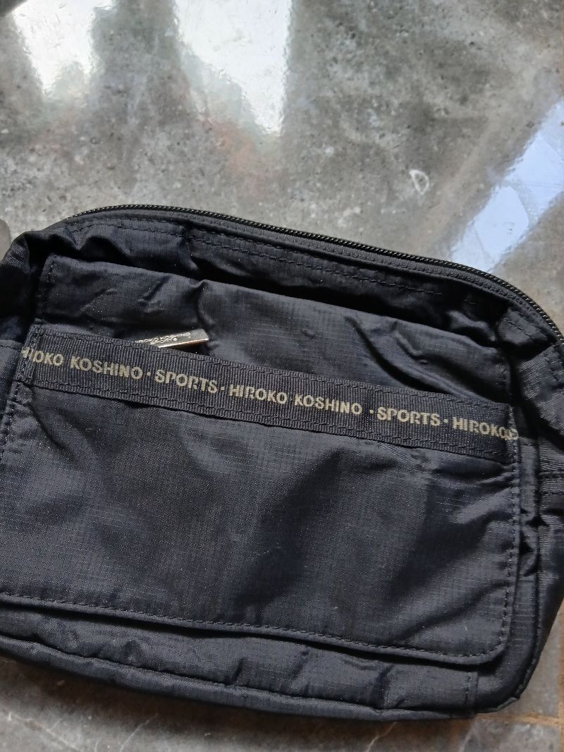 Hiroko Koshino Gorpcore Goth Bag Pria black, foto 3
