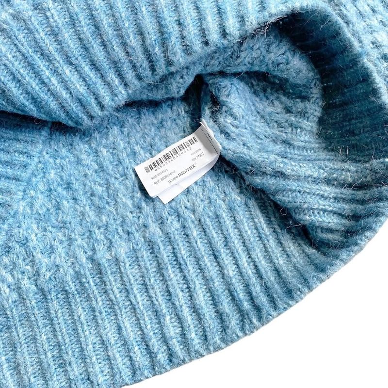 ZARA Casual Sweater Pria blue, foto 4