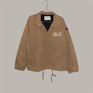 Biker Sportswear Windbreaker Pria brown