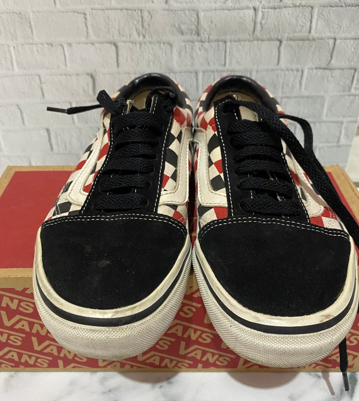 VANS Casual Sneakers Wanita red, foto 4
