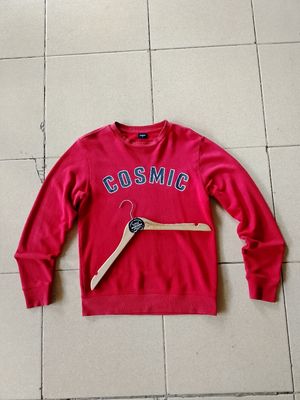 Polham Streetwear Sweatshirt Wanita red blue