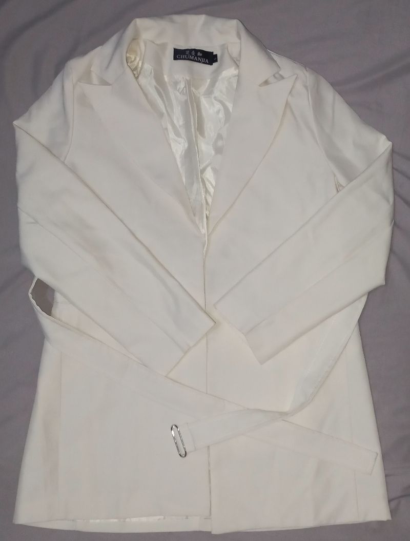 Casual Blazer Wanita white, foto 2