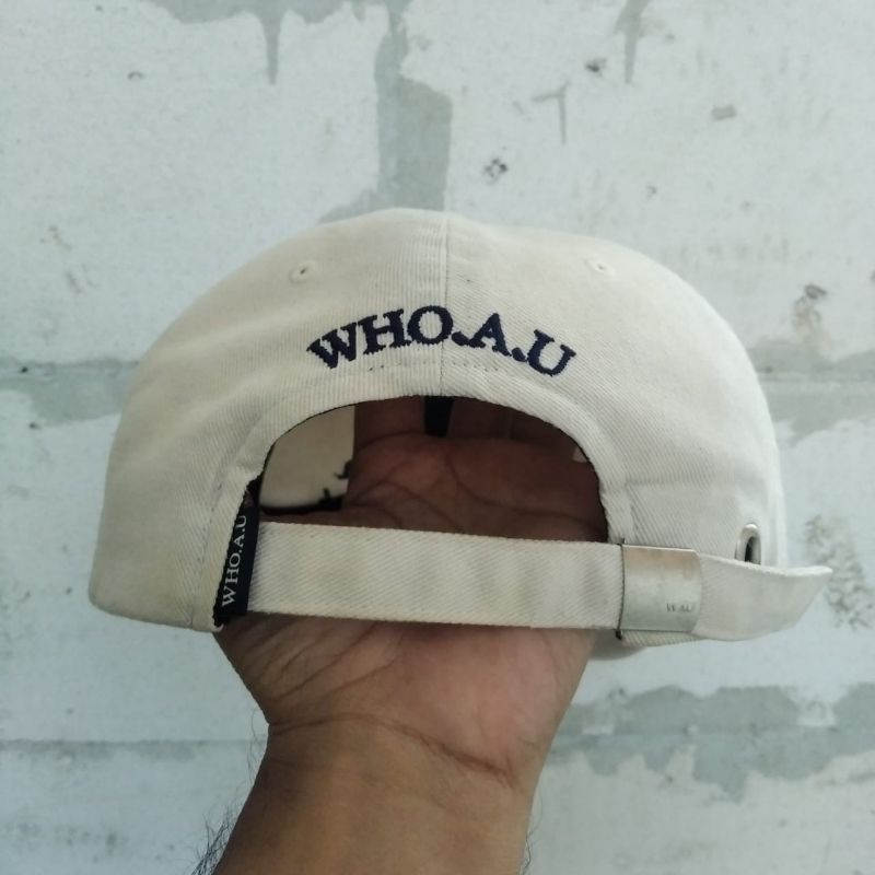 WHO.A.U Casual Hat Pria white, foto 5