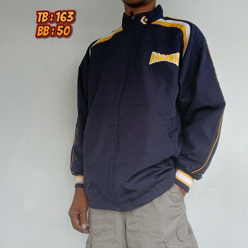 Converse Vintage Windbreaker Pria white navy, foto 7