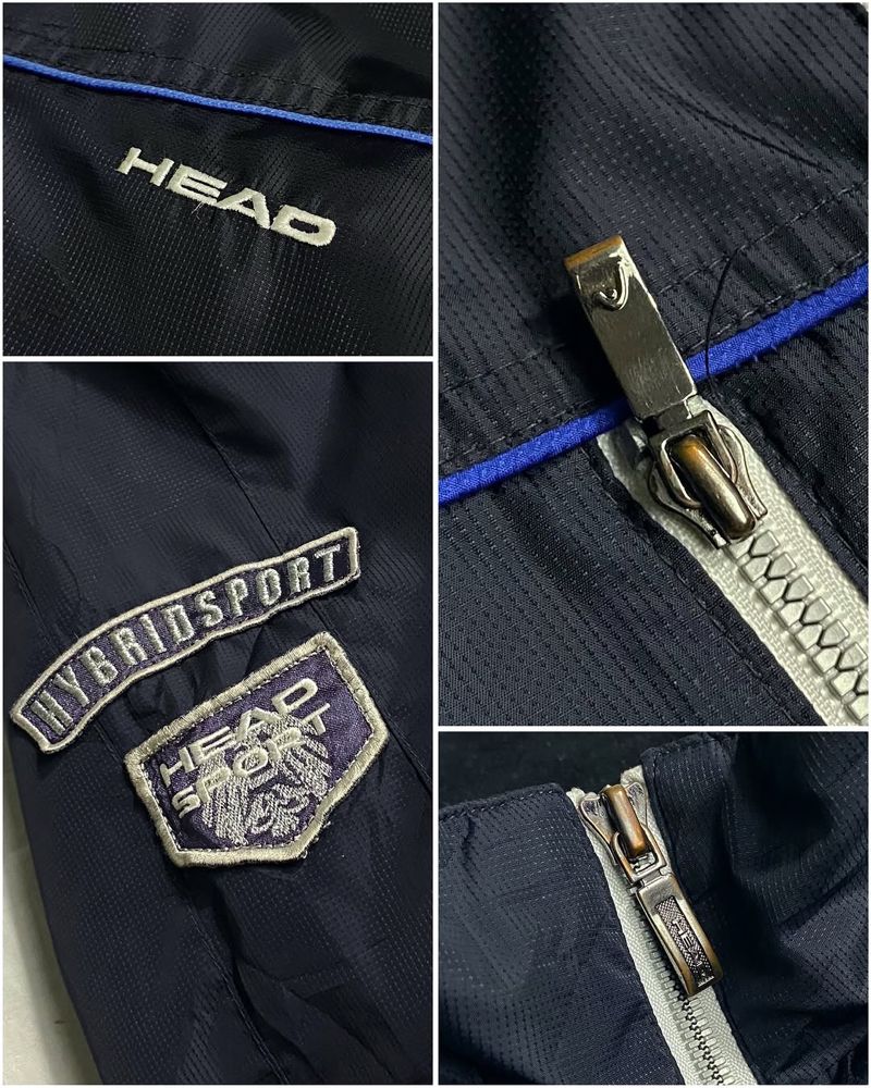 Head Vintage Biker Track jacket Pria navy, foto 8