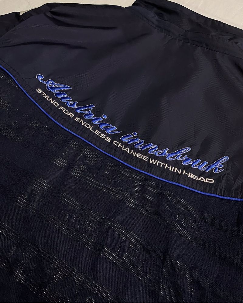Head Vintage Biker Track jacket Pria navy, foto 7