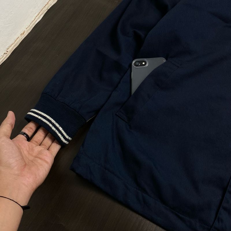 Casual Harrington jacket Pria navy, foto 5