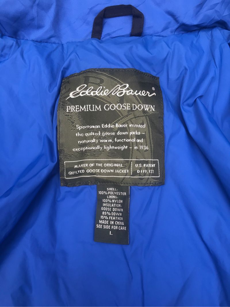 Eddie Bauer Casual Bomber jacket Pria black blue, foto 3