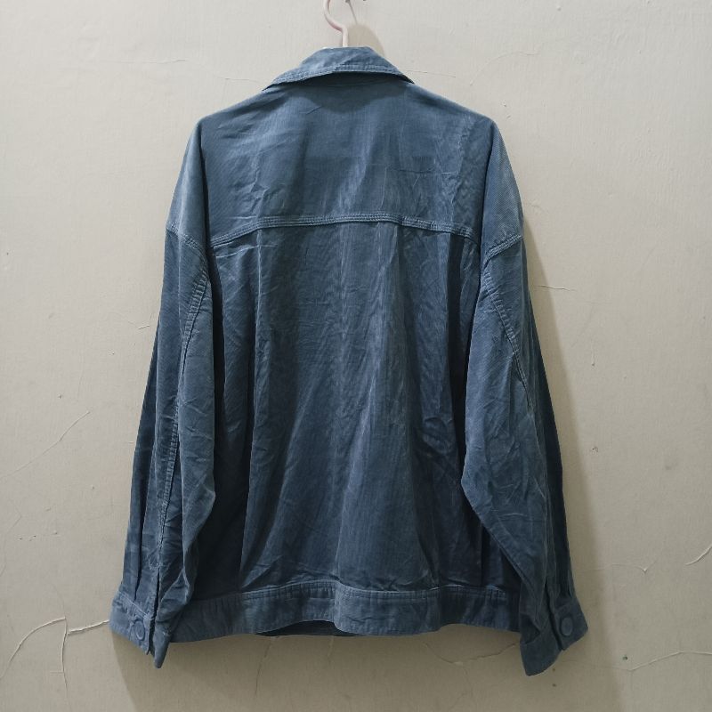 GU Casual Denim jacket Pria blue, foto 5