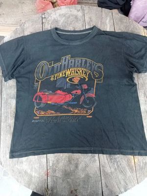 Harley Davidson Vintage Biker T-shirt Pria black
