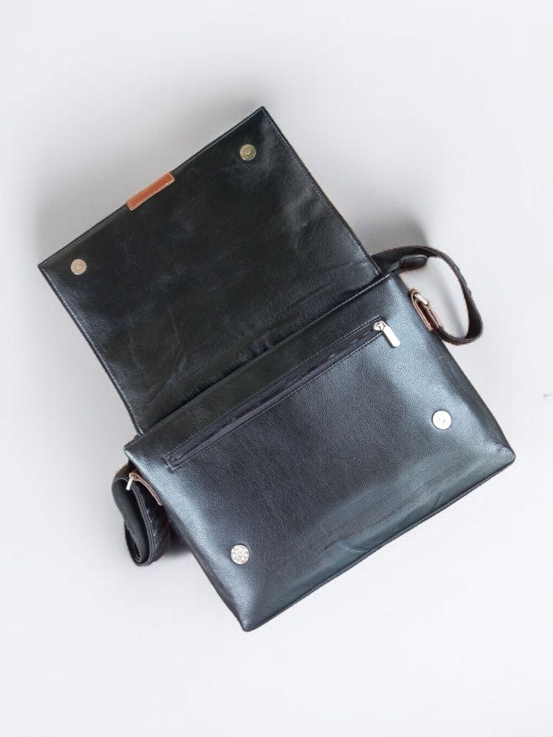 Vintage Casual Bag Pria black, foto 5