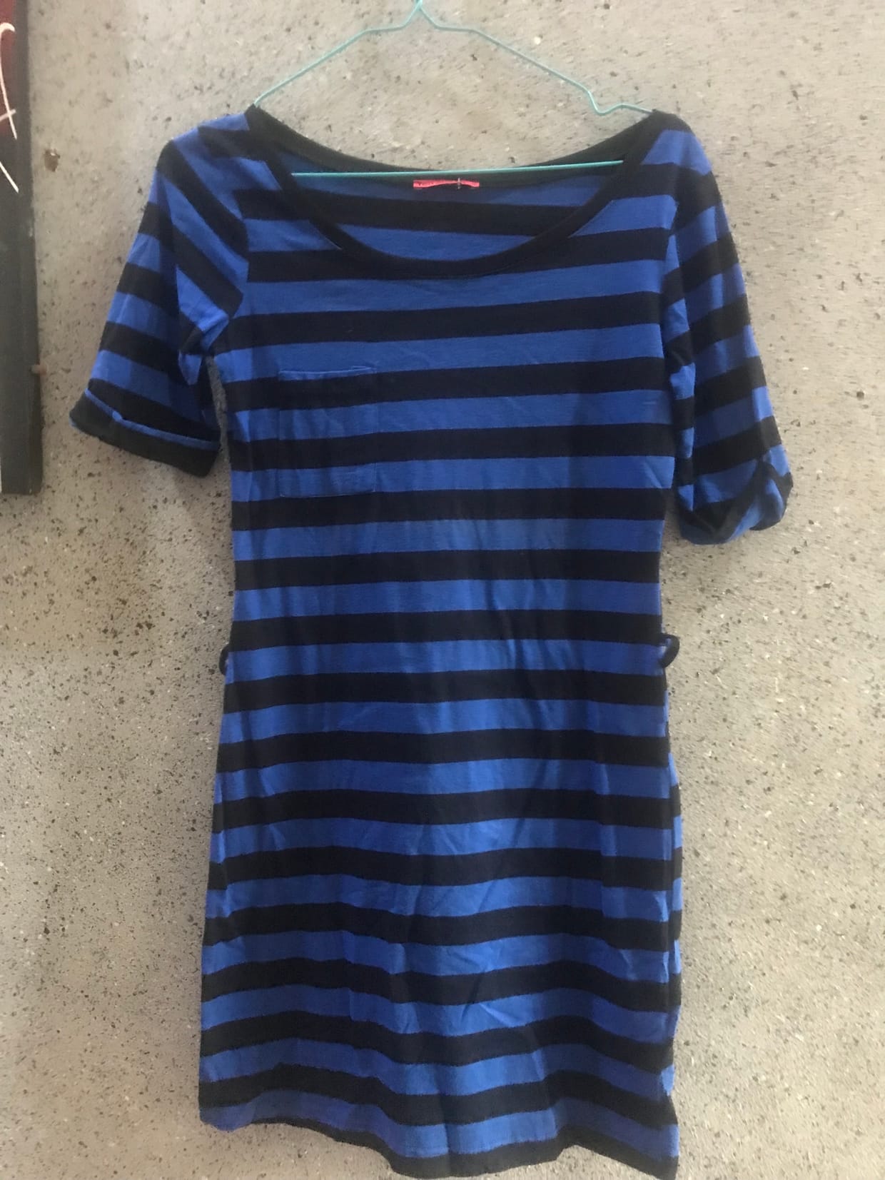 Casual Shirt dress Wanita blue