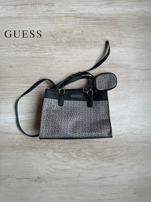 Guess Luxury Minimalist Shoulder bag Wanita black gray