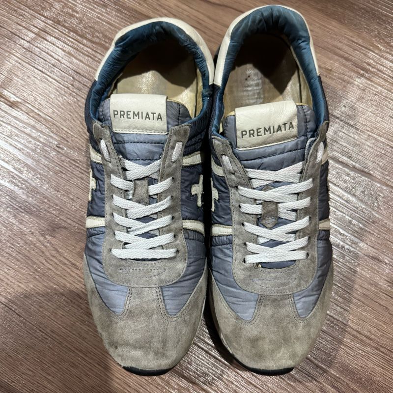 Y2K Casual Sneakers Pria white blue, foto 2