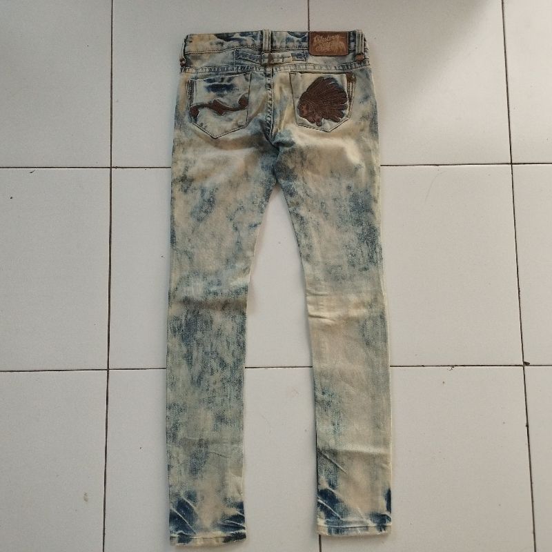 Casual Jeans Pria white blue, foto 2