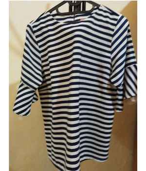 Casual T-shirt Wanita navy