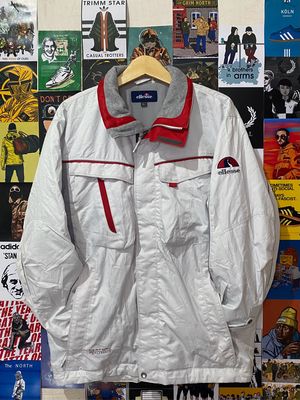 Ellesse Vintage Casual Windbreaker Pria white red