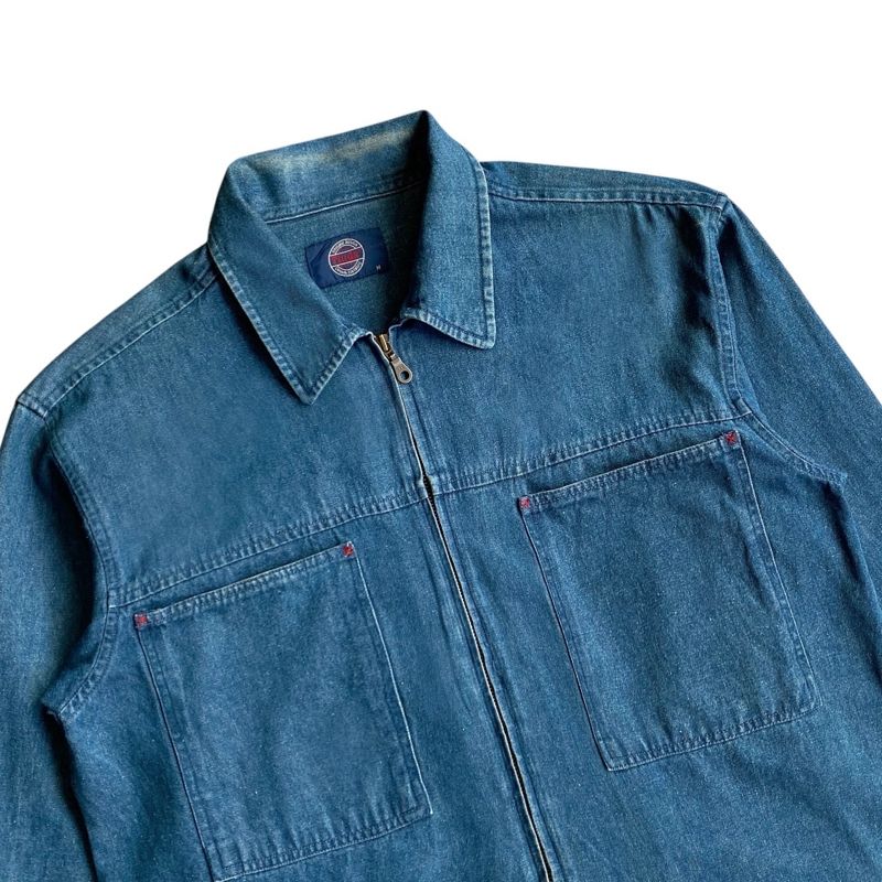 Casual Denim jacket Pria blue, foto 4