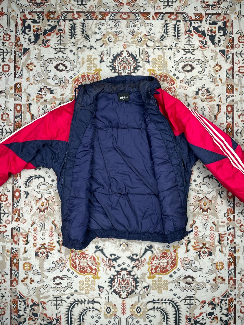 Adidas Vintage Bomber jacket Pria navy red, foto 5