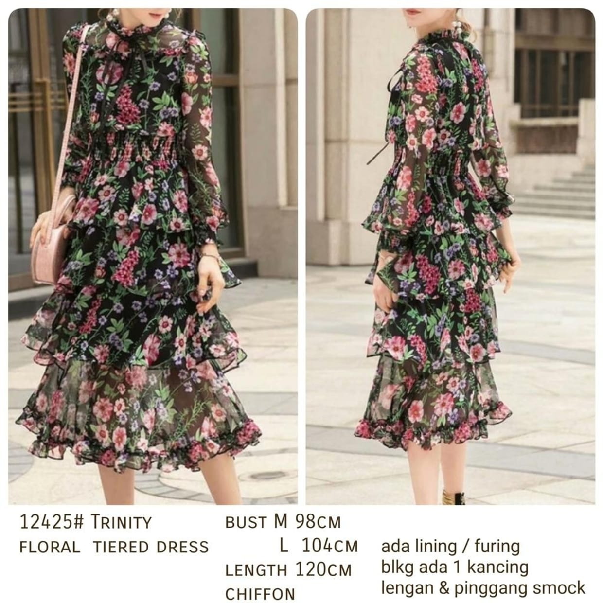 Batik Summer dress Wanita black