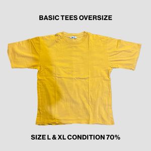 Casual T-shirt Pria yellow
