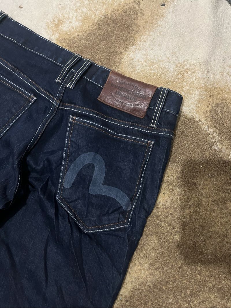 Evisu Casual Batik Jeans Pria navy, foto 5