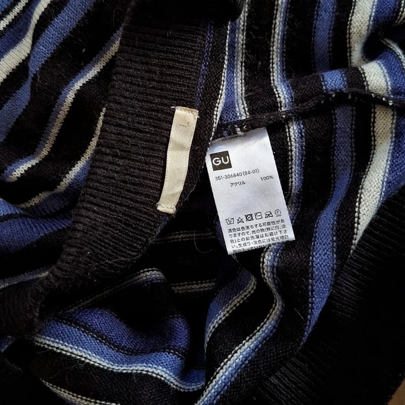 GU Streetwear Sweater Pria multicolor, foto 4