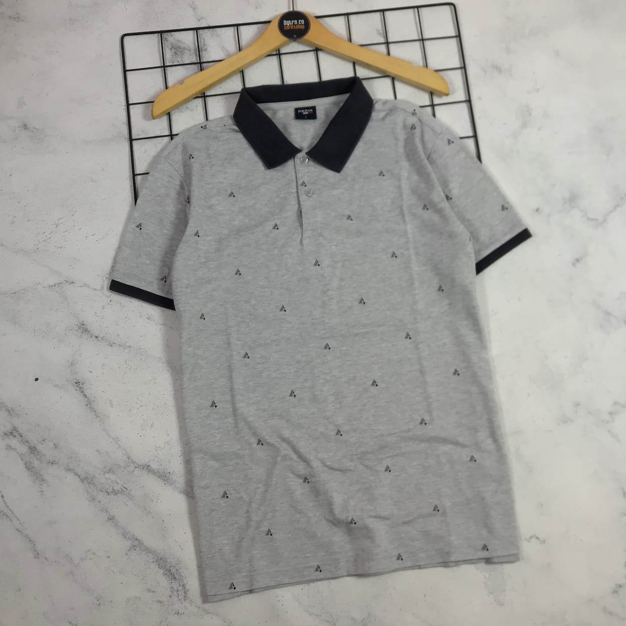 Polham Casual Polo shirt Pria gray, foto 2