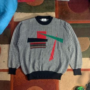 Vintage Casual Sweatshirt Pria multicolor
