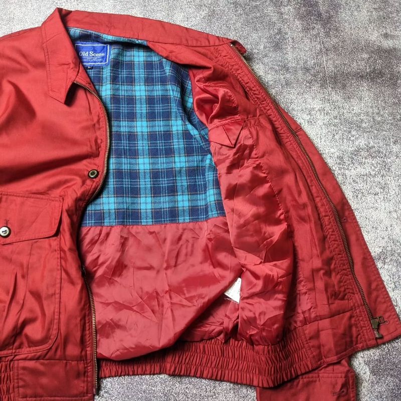 Vintage Casual Harrington jacket Pria red, foto 4