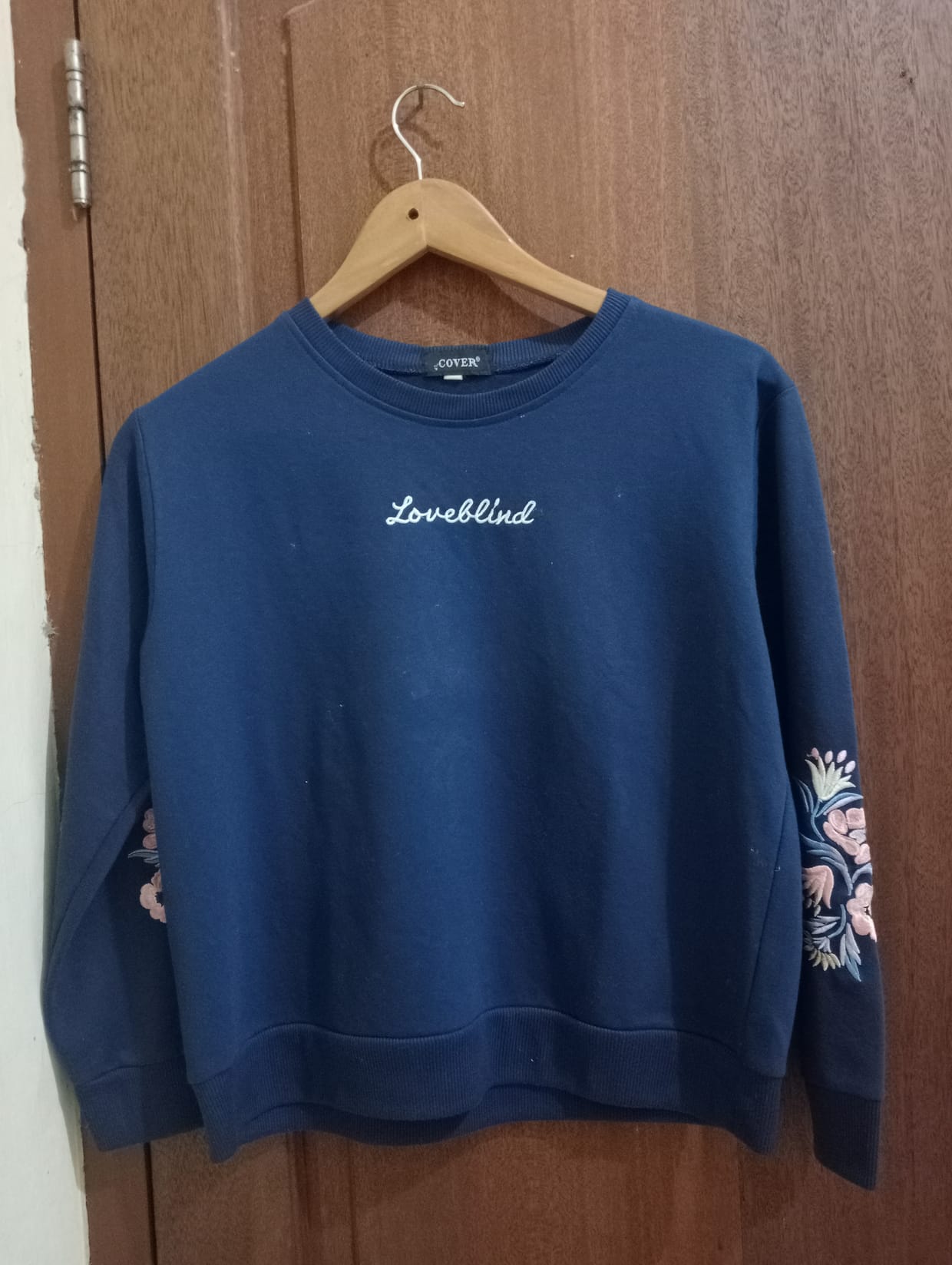 Casual Sweater Wanita navy