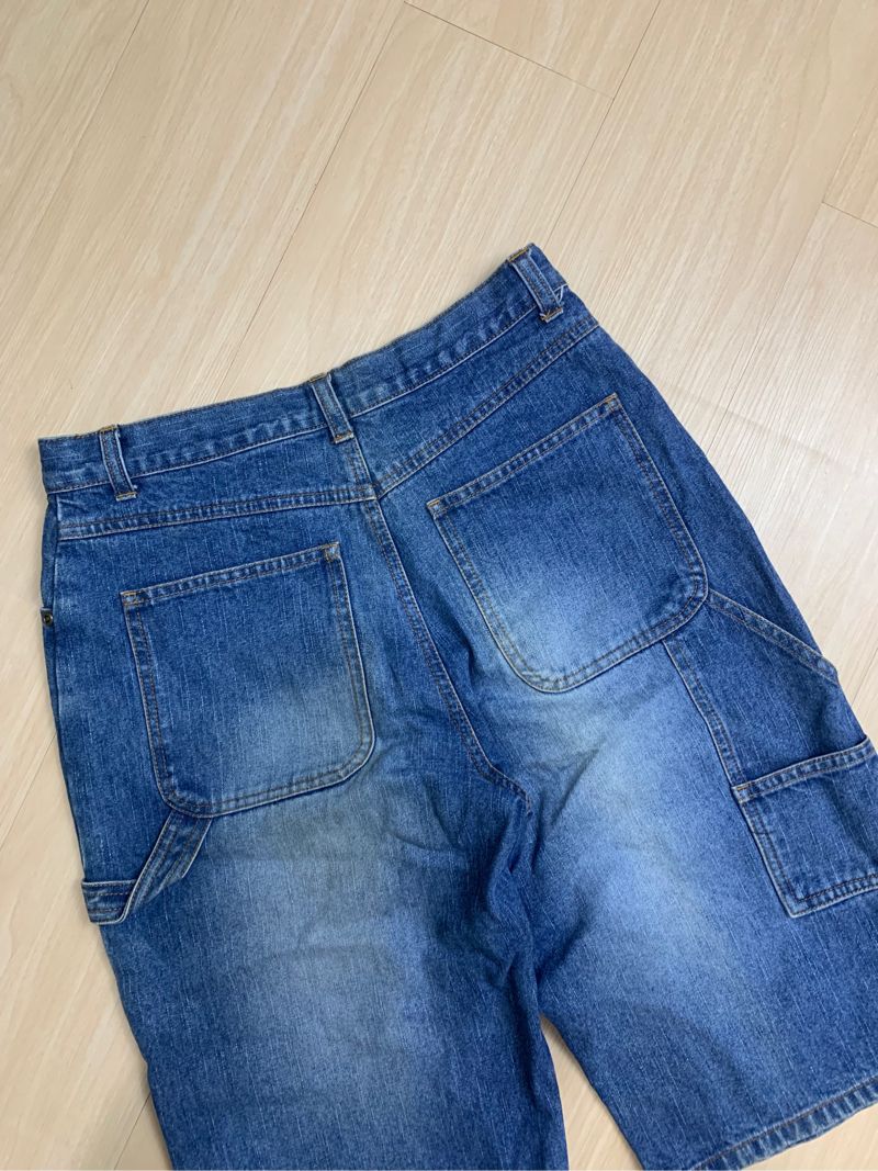 Vintage Y2K Short Pria blue, foto 3