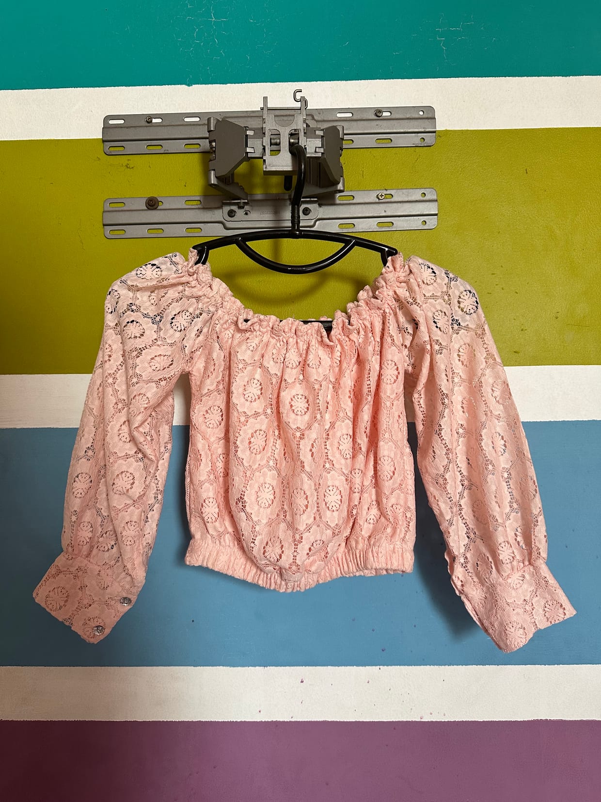 Coquette Crop top Wanita pink
